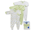 Unisex 3pk Zip Sleep 'n Play